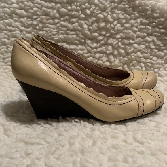 Seychelles leather wedges, size 8 - Picture 3 of 7